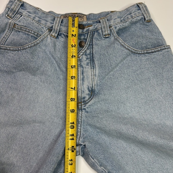 Vintage Industrial Rags Hardware Denim Shorts Size 32 Waist 28" - Picture 5 of 9